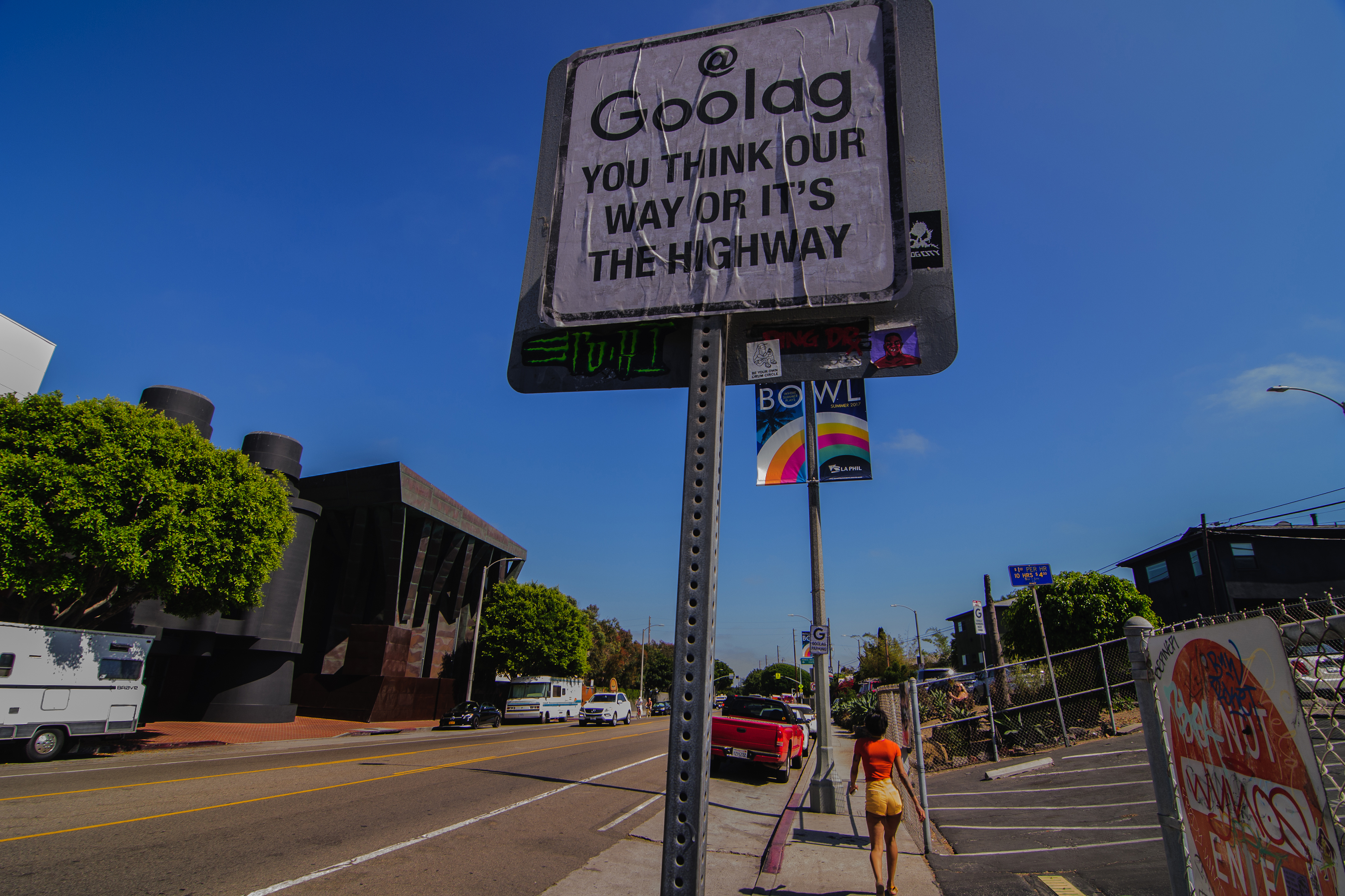 Google protest campaign in Venice Beach