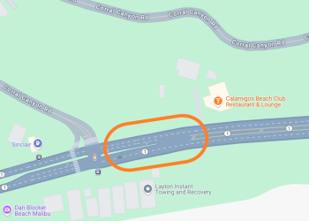 Lane Closures Set for Pacific Coast Highway This Week for Utility Work